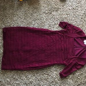 Size 6 petite plum dress